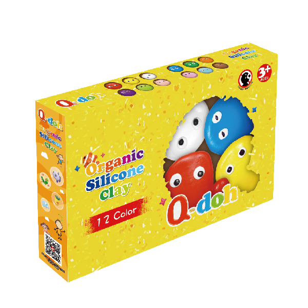 Q-doh Safe, Mess-Free and Long-Lasting Silicone Clay Set