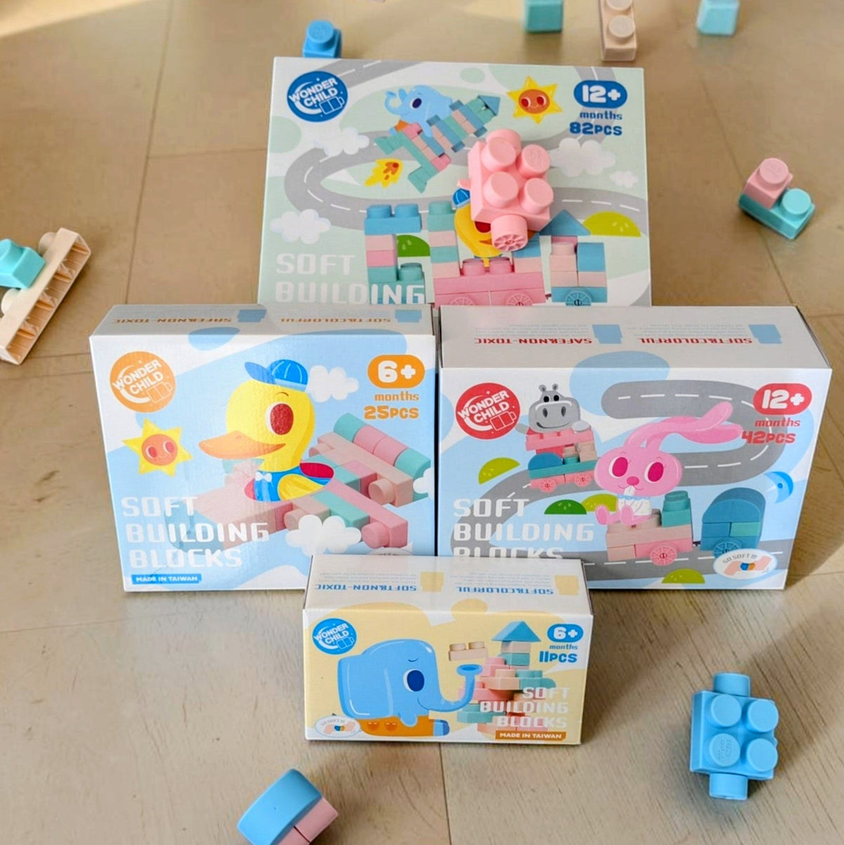 Wonder Child Food Grade TPR Rubber Lightly Scented Soft Block