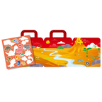 PinkA Reusable Educational Jelly Sticker Book - Dinosaur Park