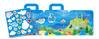 PinkA Reusable Educational Jelly Sticker Book - Ocean