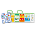 PinkA Reusable Educational Jelly Sticker Book - Supermarket Fun