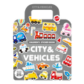 PinkA Reusable Educational Jelly Sticker Book - City and Vehicles