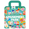 PinkA Reusable Educational Jelly Sticker Book - Amusement Park