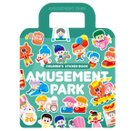 PinkA Reusable Educational Jelly Sticker Book - Amusement Park