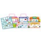 PinkA Reusable Educational Jelly Sticker Book - Department Store