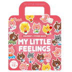 PinkA Reusable Educational Jelly Sticker Book - My Little Feelings