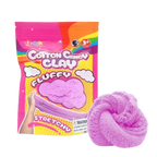 Q-doh Cotton Candy Clay - Fluffy Scented Royal Grape Purple