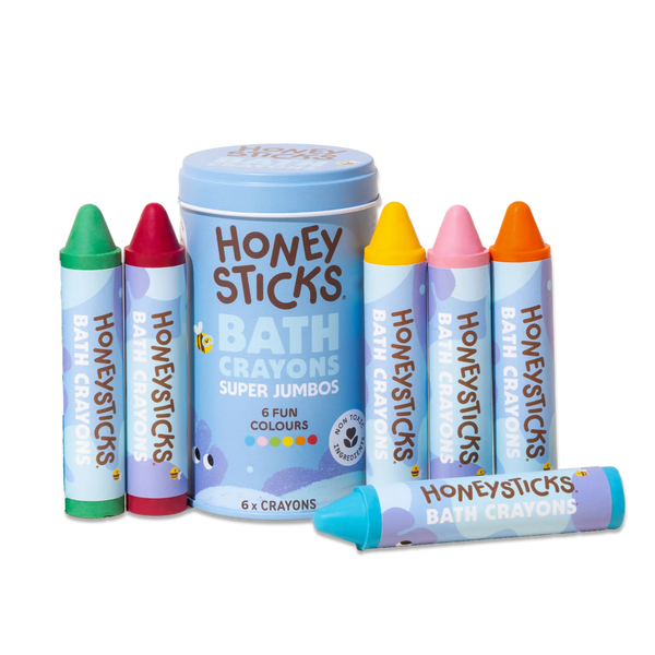Honeysticks Bath Crayons Super Jumbos 6pk