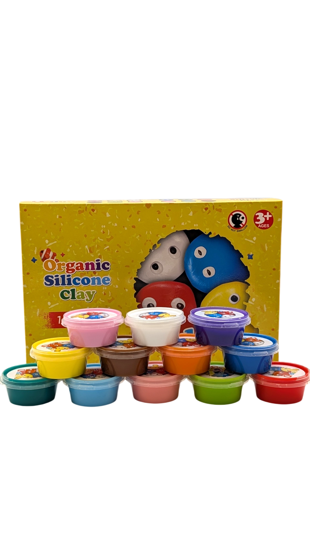 Q-doh 12 Colours Silicone Clay Set – Safe, Mess-Free & Long-Lasting
