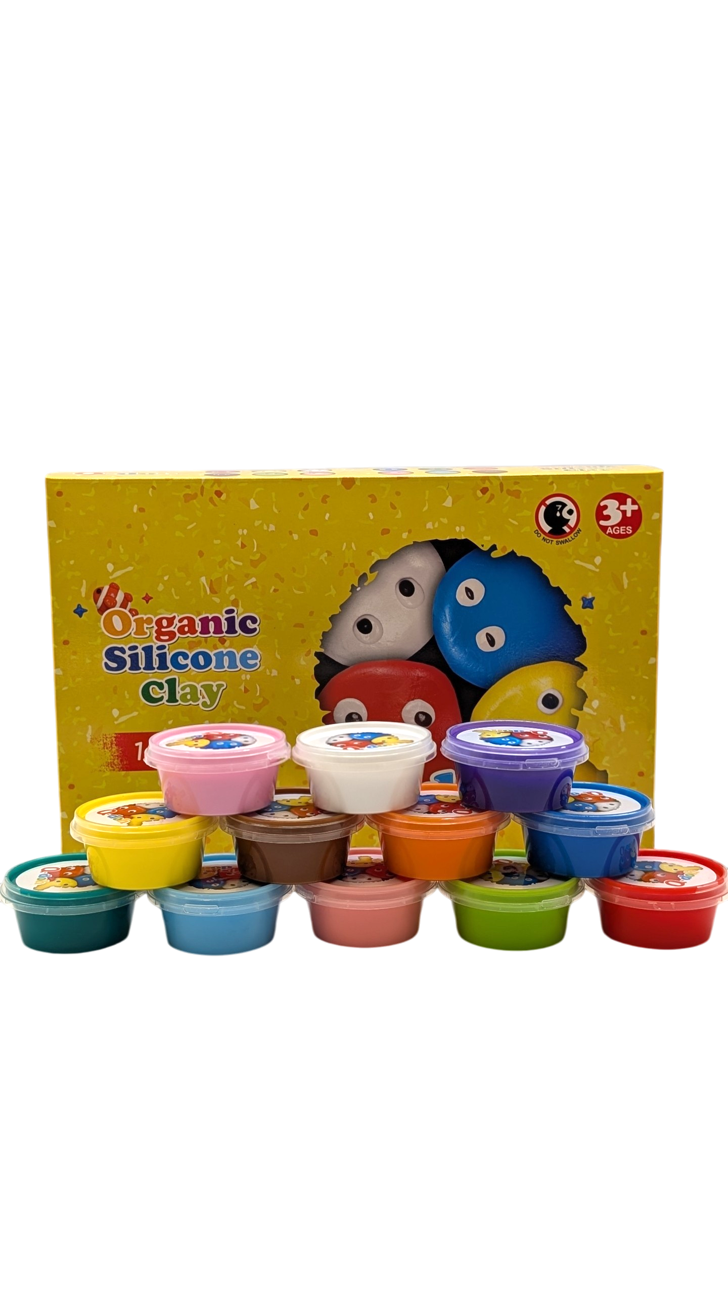 Q-doh 12 Colours Silicone Clay Set – Safe, Mess-Free & Long-Lasting