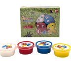 Q-doh 4 Colours Silicone Clay Set – Safe, Mess-Free & Long-Lasting