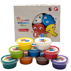Q-doh 9 Colours Silicone Clay Set – Safe, Mess-Free & Long-Lasting