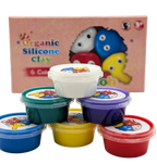 Q-doh 6 Colours Silicone Clay Set – Safe, Mess-Free & Long-Lasting