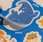 PinkA Reusable Educational Jelly Sticker Book - Ocean