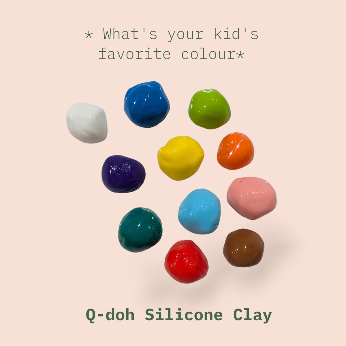 Q-doh 6 Colours Silicone Clay Set – Safe, Mess-Free & Long-Lasting