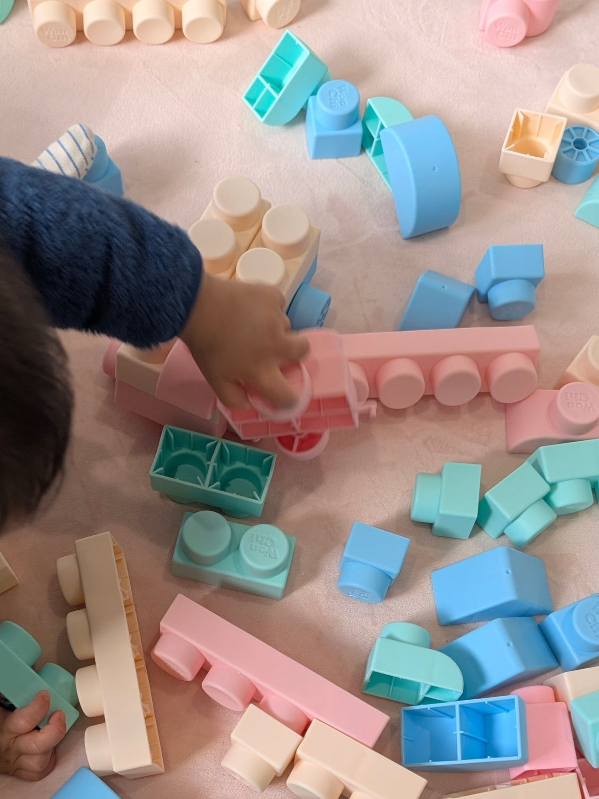 Wonder Child - Non-Toxic, Easy to Clean Soft Block 11 Pieces