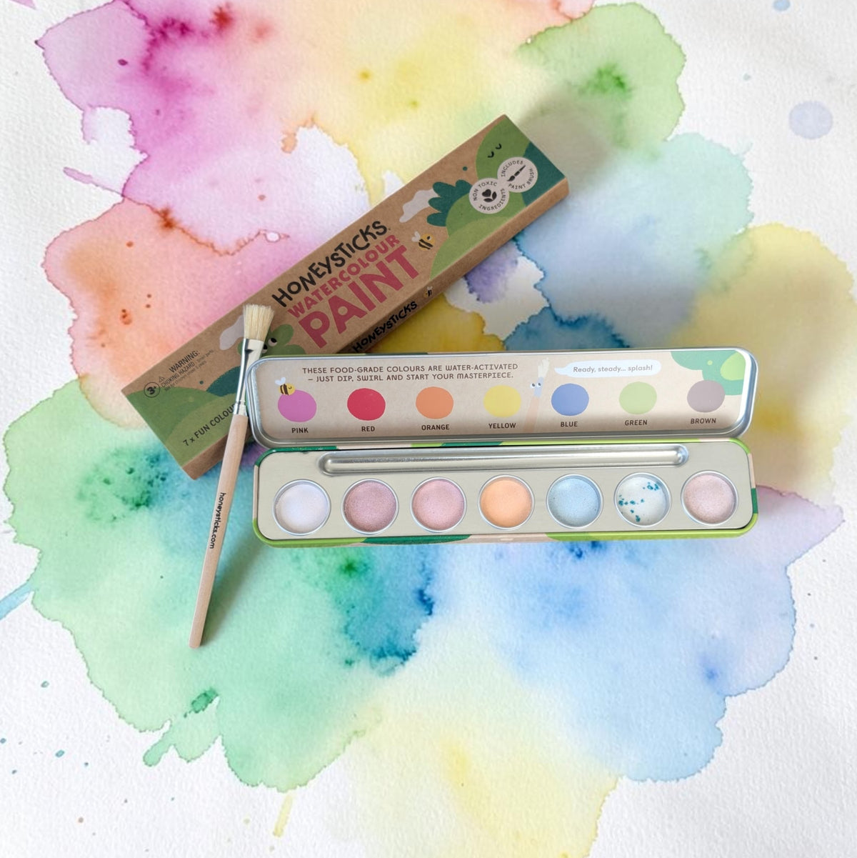 Honeysticks Watercolour Paint Set 7pk
