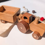 Kienvy Wooden Construction Vehicle - Mini Tractor