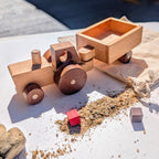 Kienvy Wooden Construction Vehicle - Mini Tractor