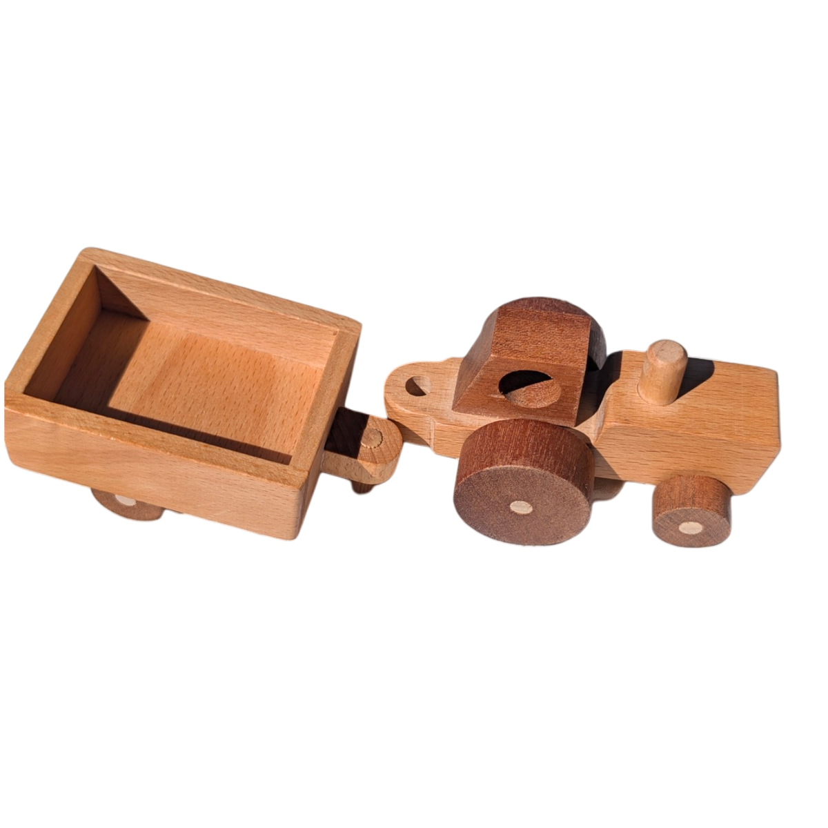 Kienvy Wooden Construction Vehicle - Mini Tractor