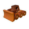 Kienvy Solid Wood Construction Vehicle - Mini Buildozer