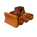 Kienvy Solid Wood Construction Vehicle - Mini Buildozer