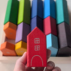Linden Rainbow Village Building Blocks
