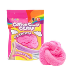 Q-doh Cotton Candy Clay - Fluffy Scented Enchanted Berry Pink