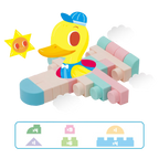 Wonder Child - Non-Toxic, Easy to Clean Soft Block 25 pieces