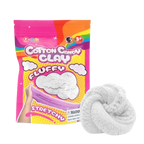 Q-doh Cotton Candy Clay - Fluffy Unscented Frosty White