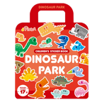PinkA Reusable Educational Jelly Sticker Book - Dinosaur Park