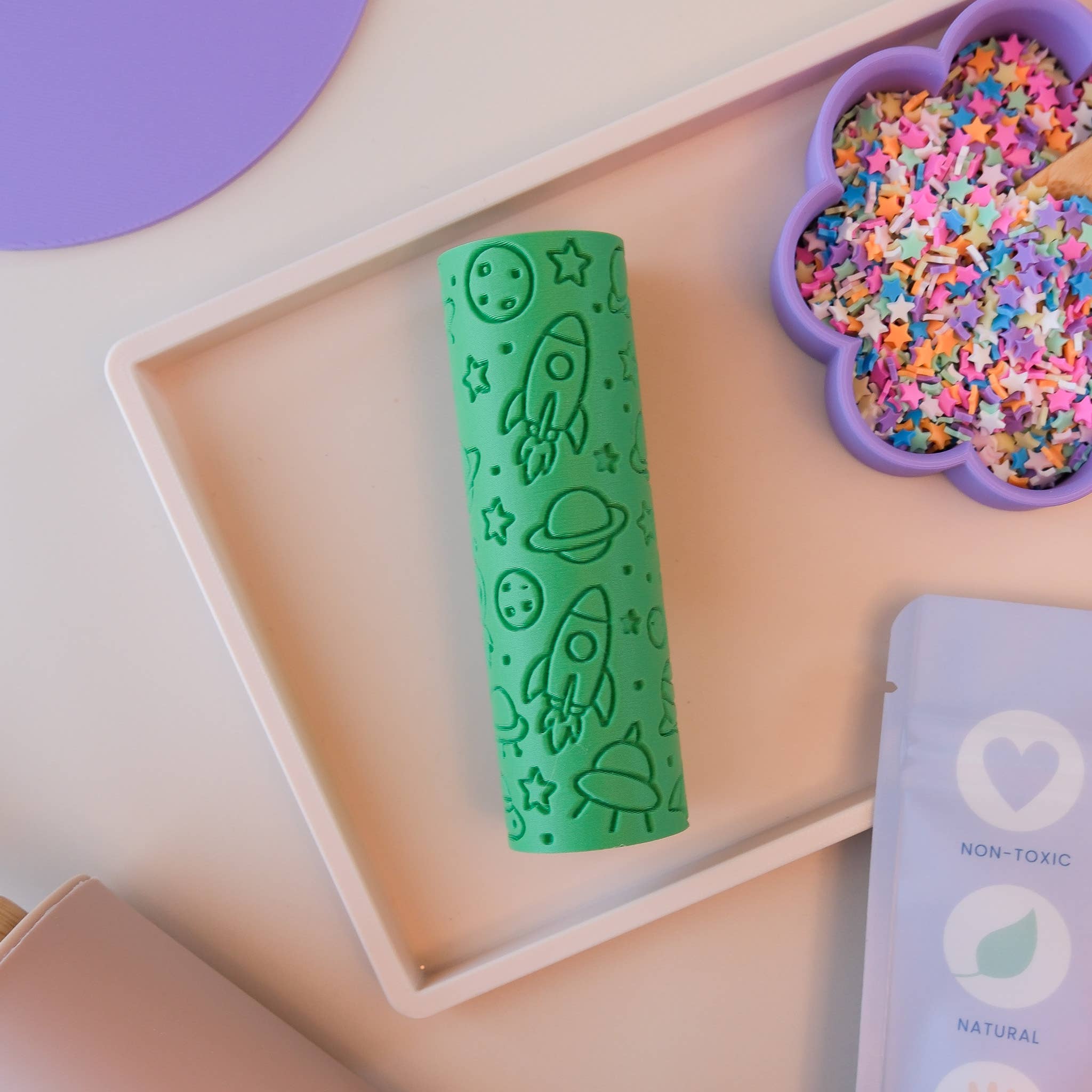 Eco Textured Roller | Space: Green