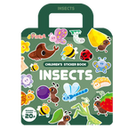 PinkA Reusable Educational Jelly Sticker Book - Insects