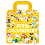 PinkA Reusable Educational Jelly Sticker Book - Jobs And Occupations
