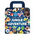 PinkA Reusable Educational Jelly Sticker Book - Jungle Adventure