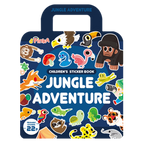 PinkA Reusable Educational Jelly Sticker Book - Jungle Adventure
