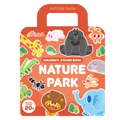 PinkA Reusable Educational Jelly Sticker Book - Nature Park