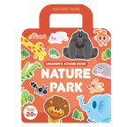 PinkA Reusable Educational Jelly Sticker Book - Nature Park