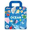 PinkA Reusable Educational Jelly Sticker Book - Ocean