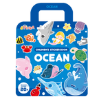 PinkA Reusable Educational Jelly Sticker Book - Ocean