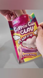 Q-doh Cotton Candy Clay - Fluffy Scented Bubble Gum Pink