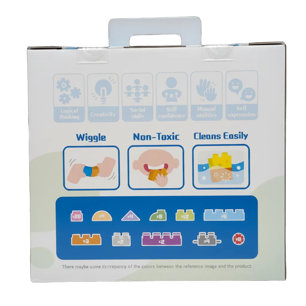 Wonder Child - Non-Toxic, Easy to Clean Soft Block - 82 pieces
