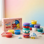 Q-doh 6 Colours Silicone Clay Set – Safe, Mess-Free & Long-Lasting