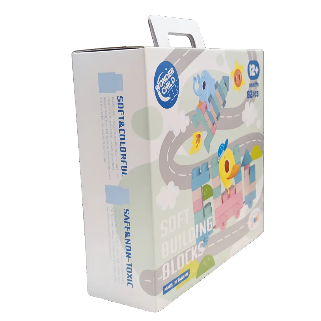Wonder Child - Non-Toxic, Easy to Clean Soft Block - 82 pieces