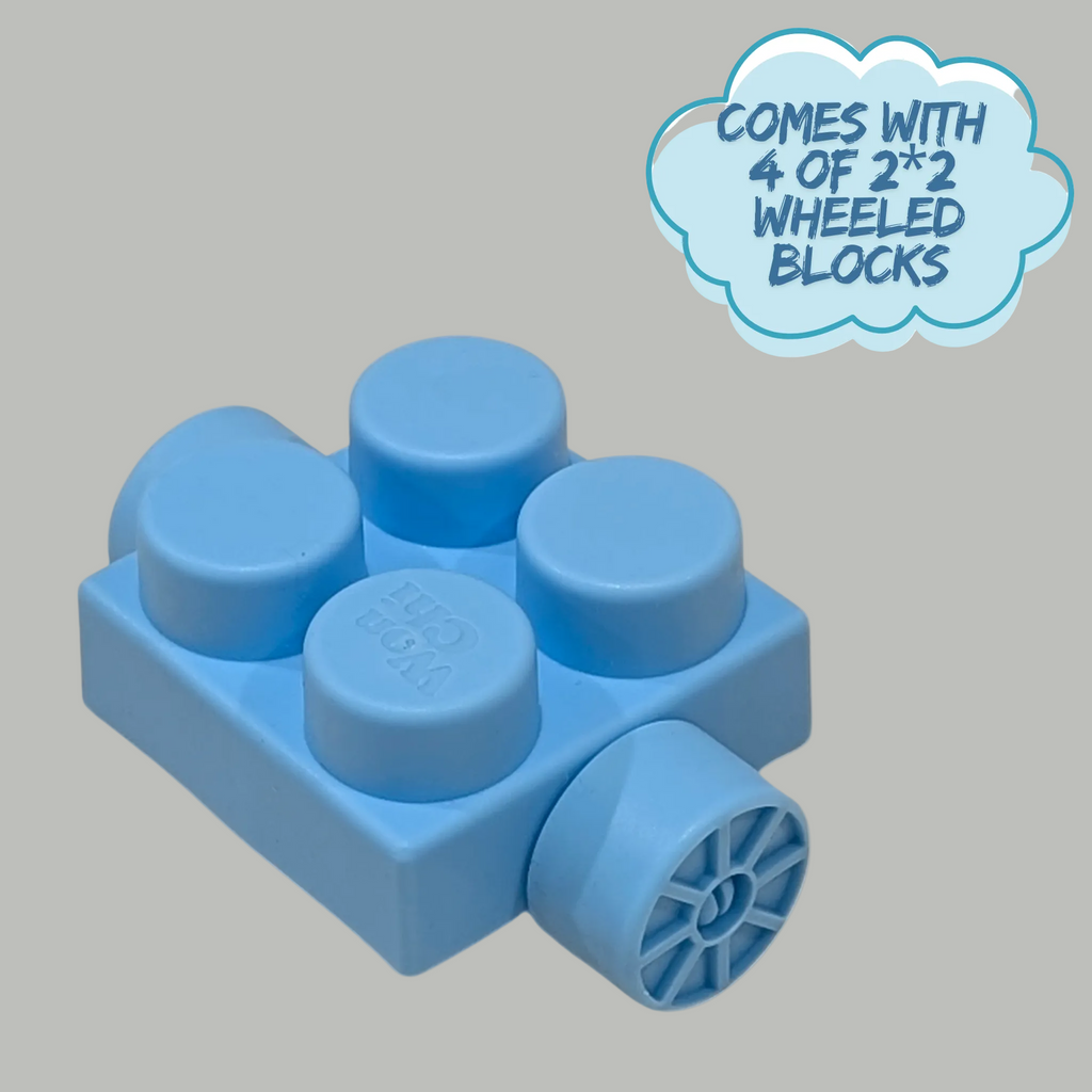 Wonder Child - Non-Toxic, Easy to Clean Soft Block - 82 pieces