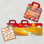 PinkA Reusable Educational Jelly Sticker Book - Dinosaur Park