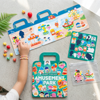 PinkA Reusable Educational Jelly Sticker Book - Insects