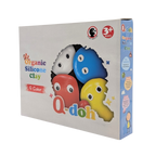 Q-doh 9 Colours Silicone Clay Set – Safe, Mess-Free & Long-Lasting