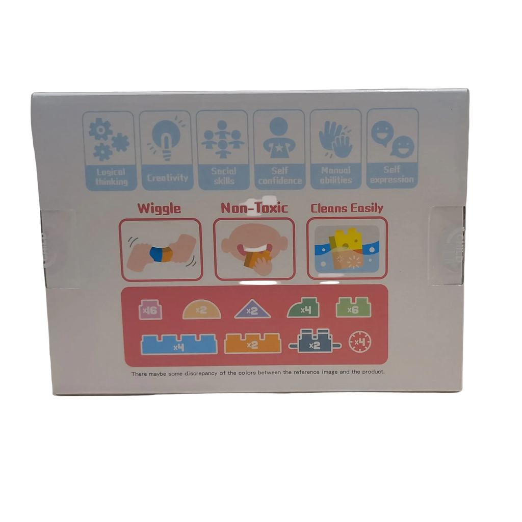 Wonder Child - Non-Toxic, Easy to Clean Soft Block 42 pieces